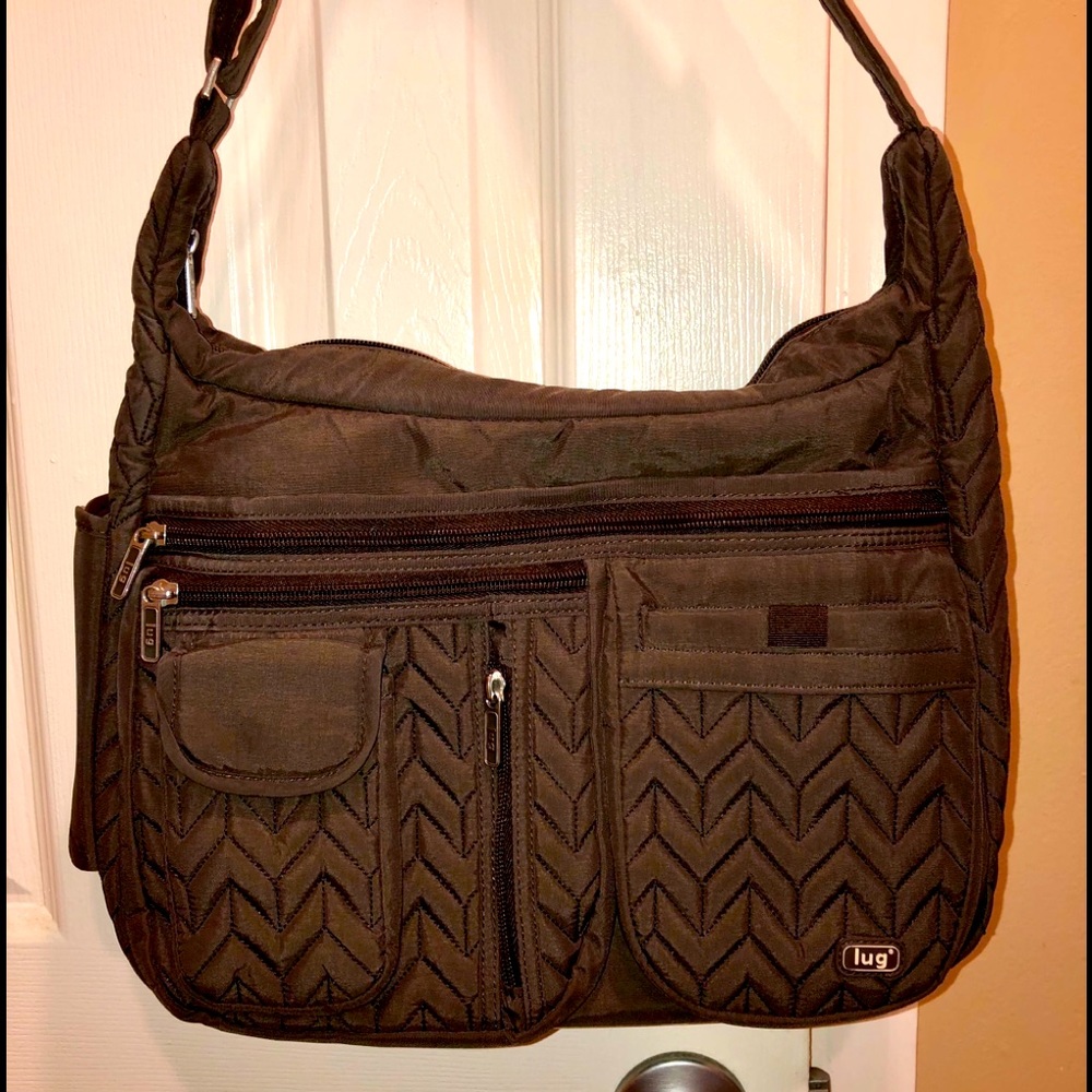 LUG Double Dutch Crossbody in Chocolate
